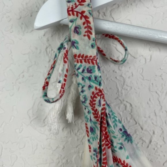 BILLBONG Womens 10 Beach Sundress Cover Up Tie Straps Multicolor Patterned - Picture 4 of 10